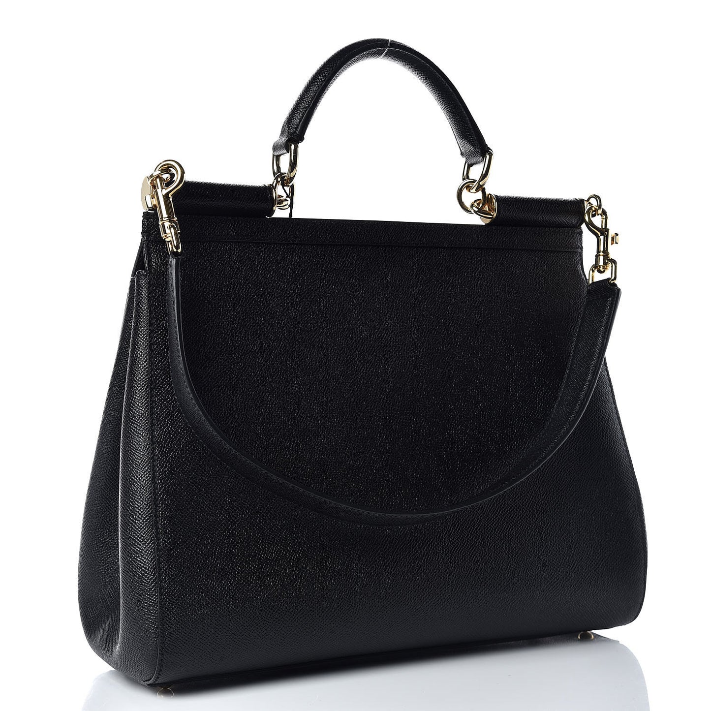 Dauphine Large Miss Sicily Satchel Black