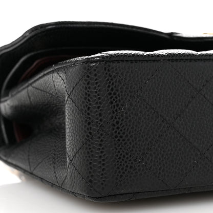 Chanel Caviar Quilted Small Double Flap Black 9 of 11