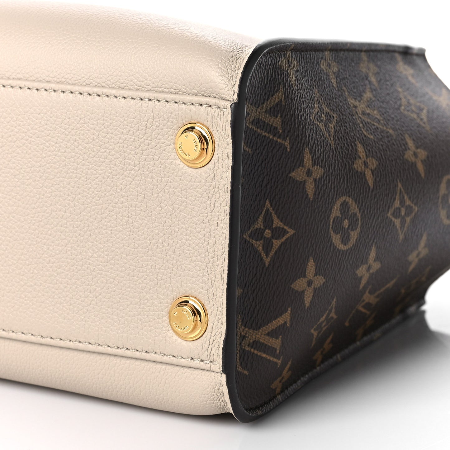Calfskin Monogram On My Side Greige