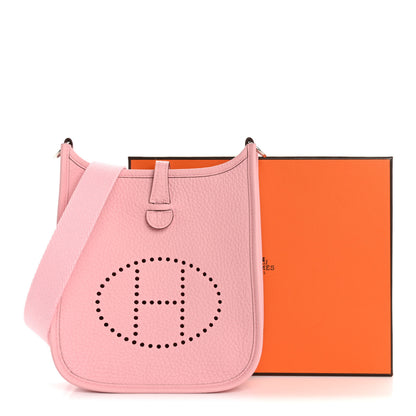 Hermes Taurillon Clemence Evelyne TPM Rose Sakura 11 of 11