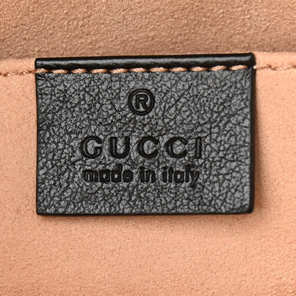 Gucci Monogram Matelasse Diagonal Small GG Marmont Chain Shoulder Bag Beige Black 6 of 9