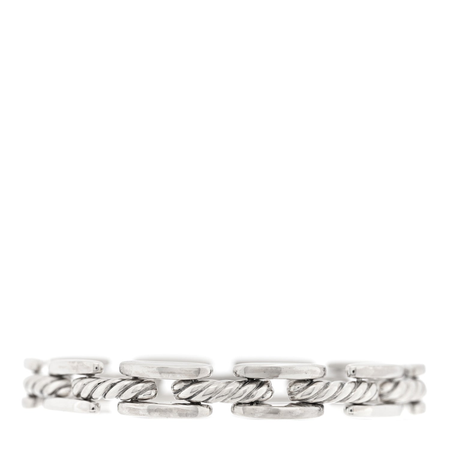 David Yurman Sterling Silver Wellesley Link Bracelet 1 of 3
