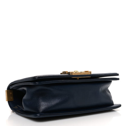 Chanel Calfskin Quilted Small Boy Flap Navy 4 of 11