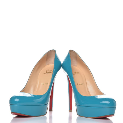 Christian Louboutin Patent Bianca 140 Pumps 39.5 Caraibes 6 of 13