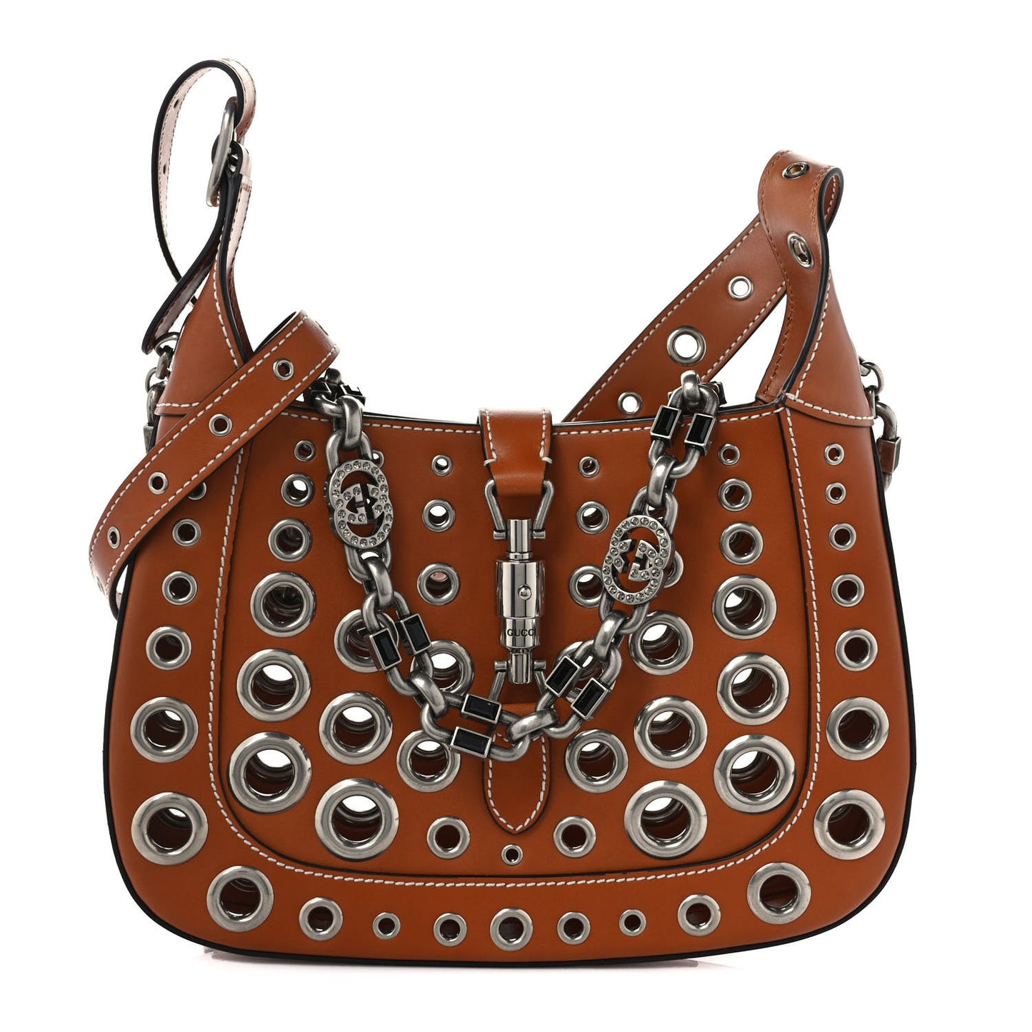 Calfskin Ha Ha Ha Jackie 1961 Eyelet Hobo