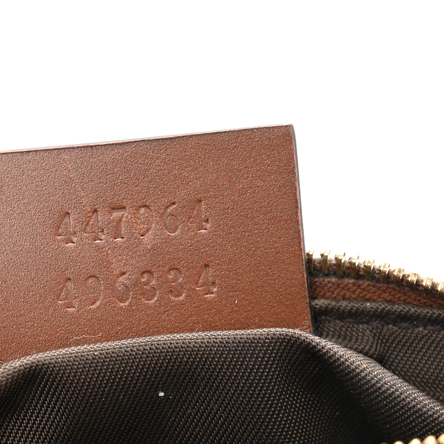 Gucci GG Supreme Monogram Key Case Beige Ebony Cuir 7 of 9