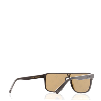 Louis Vuitton Acetate LV Waimea Square Sunglasses Z1485W Brown 4 of 7