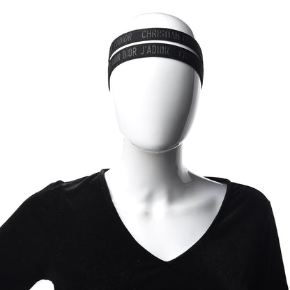 Christian Dior Polyester J'Adior Headband Black 2 of 5