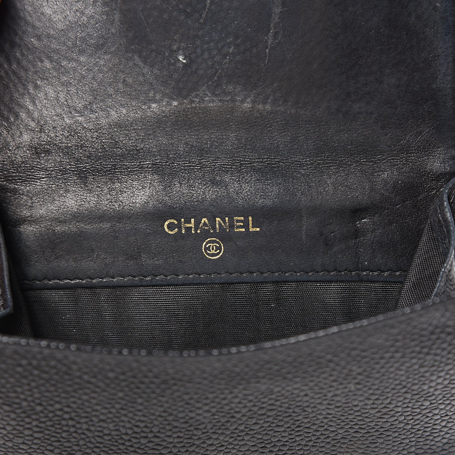 Chanel Caviar Timeless CC Compact French Wallet Black 5 of 14