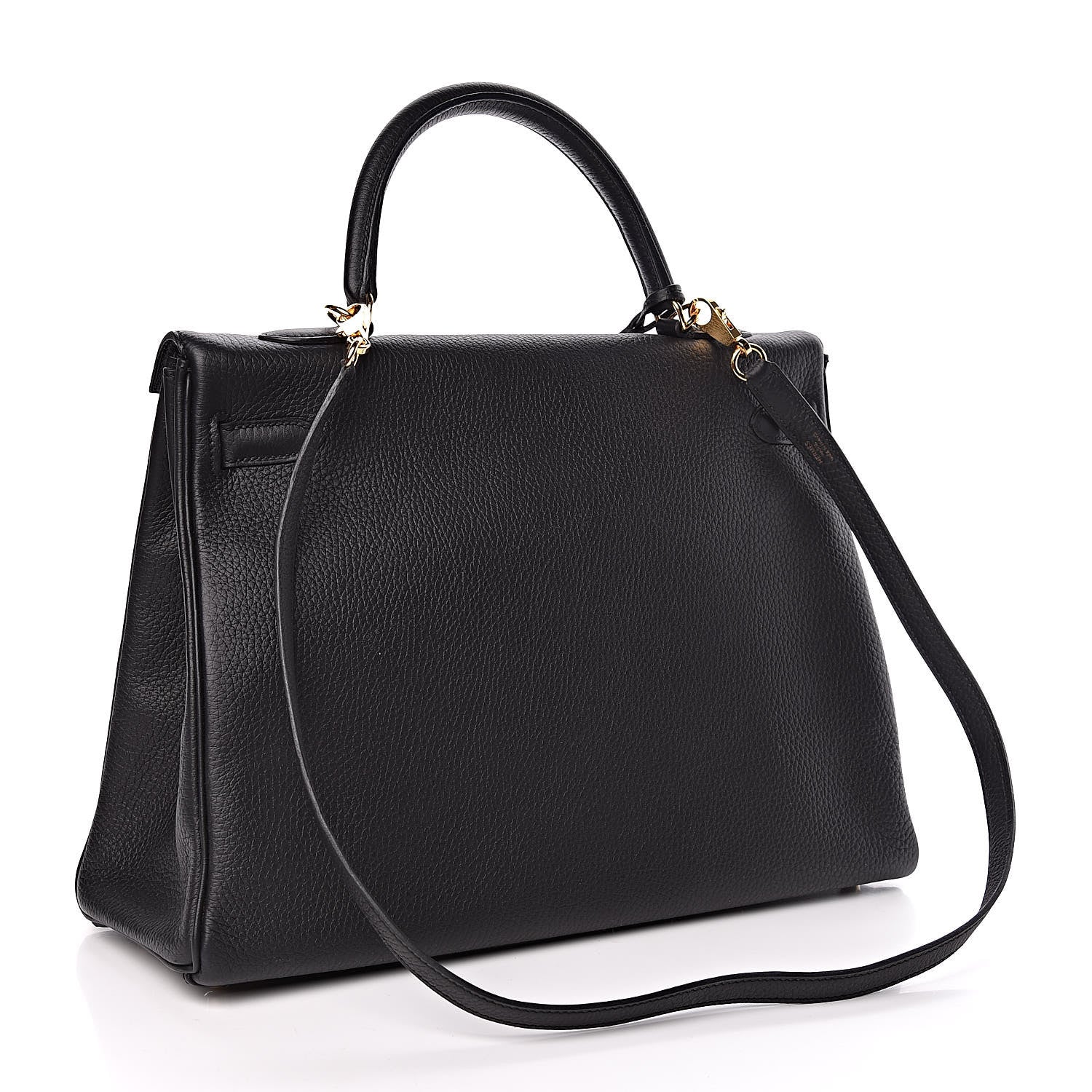 Hermes Togo Kelly Retourne 35 Black 3 of 11