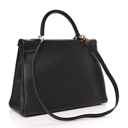 Hermes Togo Kelly Retourne 35 Black 3 of 11
