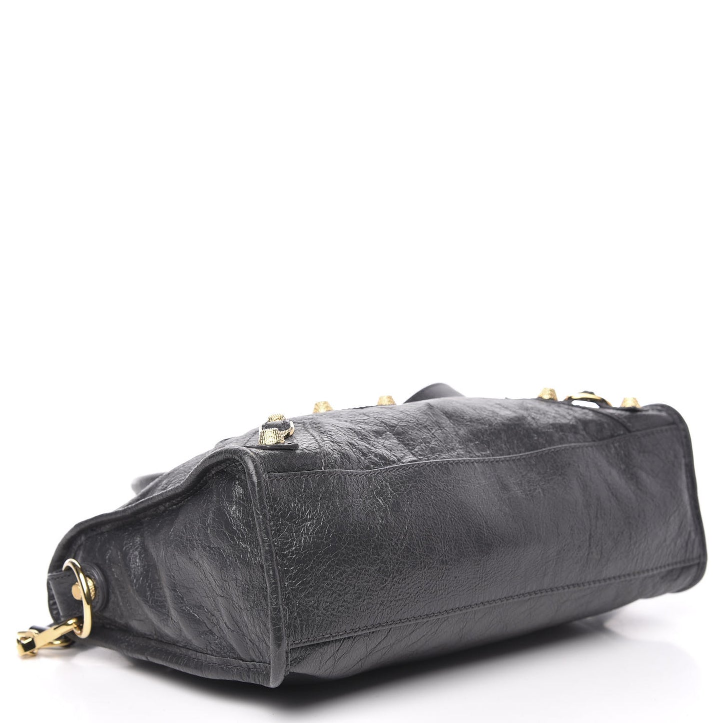 Agneau Giant 12 Gold Hardware S City Gris Fossile