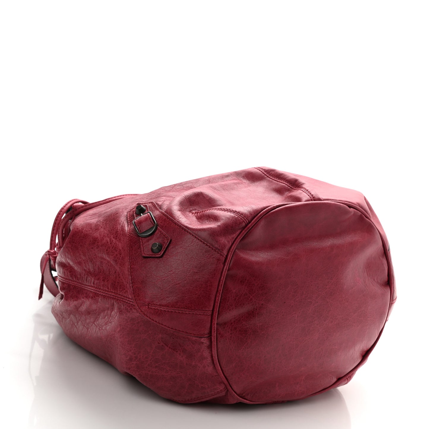 Agneau Classic Hardware Pompon Pourpre