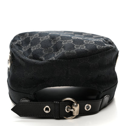 Gucci Monogram Canvas Military Hat S Black 6 of 9