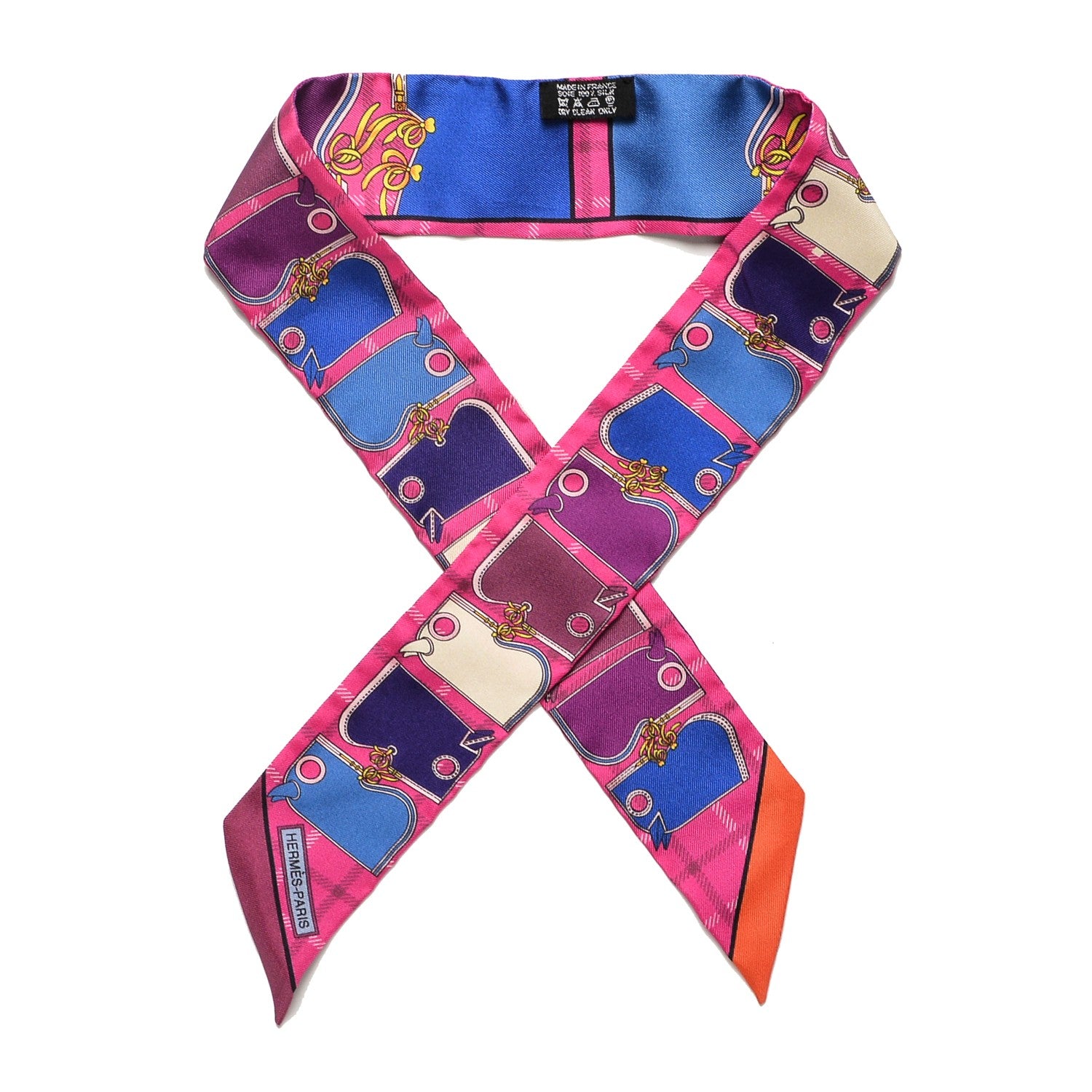 Hermes Silk Camails Twilly Scarf 1 of 5