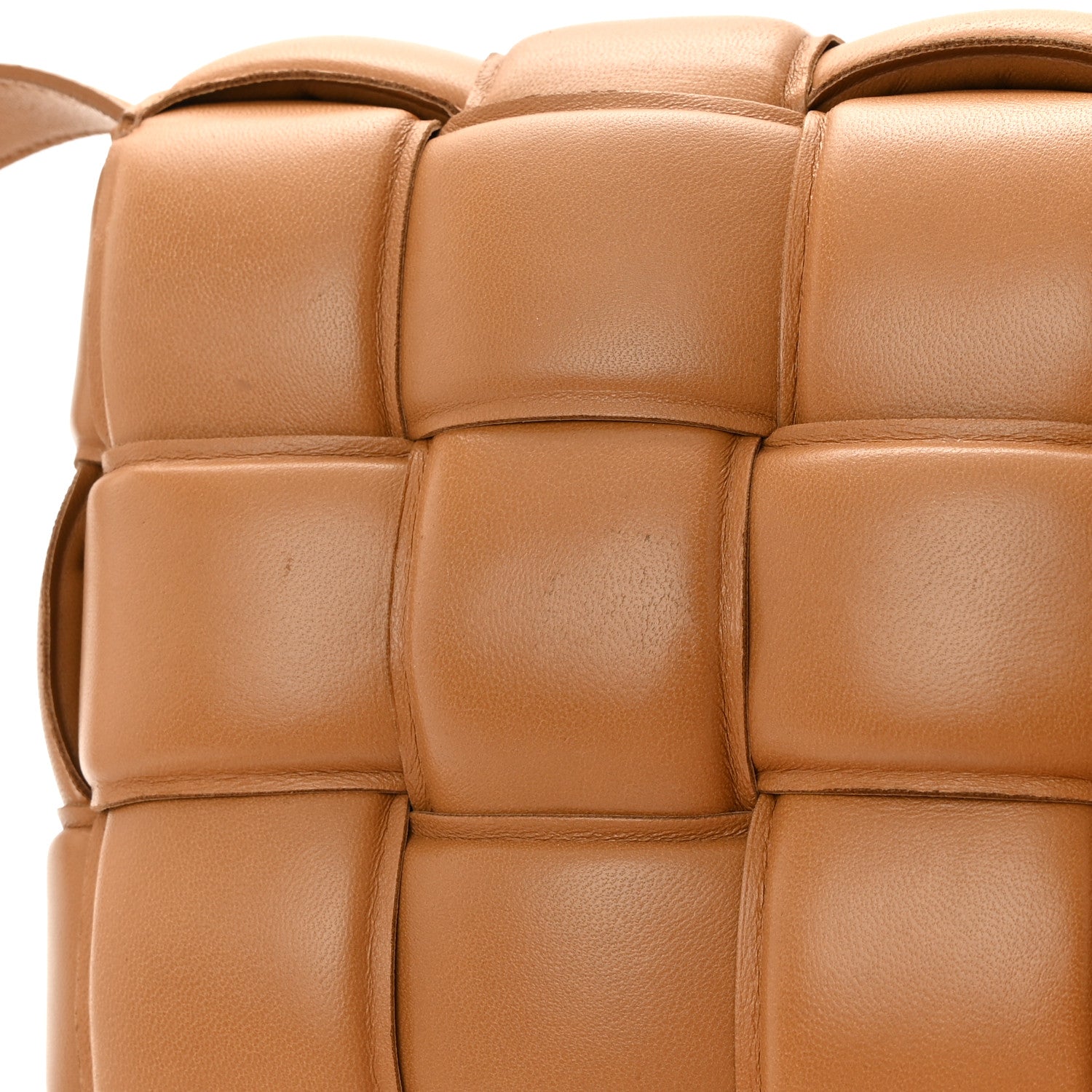 Bottega Veneta Nappa Maxi Intreccio Padded Cassette Crossbody Bag Caramel 17 of 18