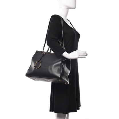 Fendi Vitello Elite Regular 2Jours Tote Black 2 of 13