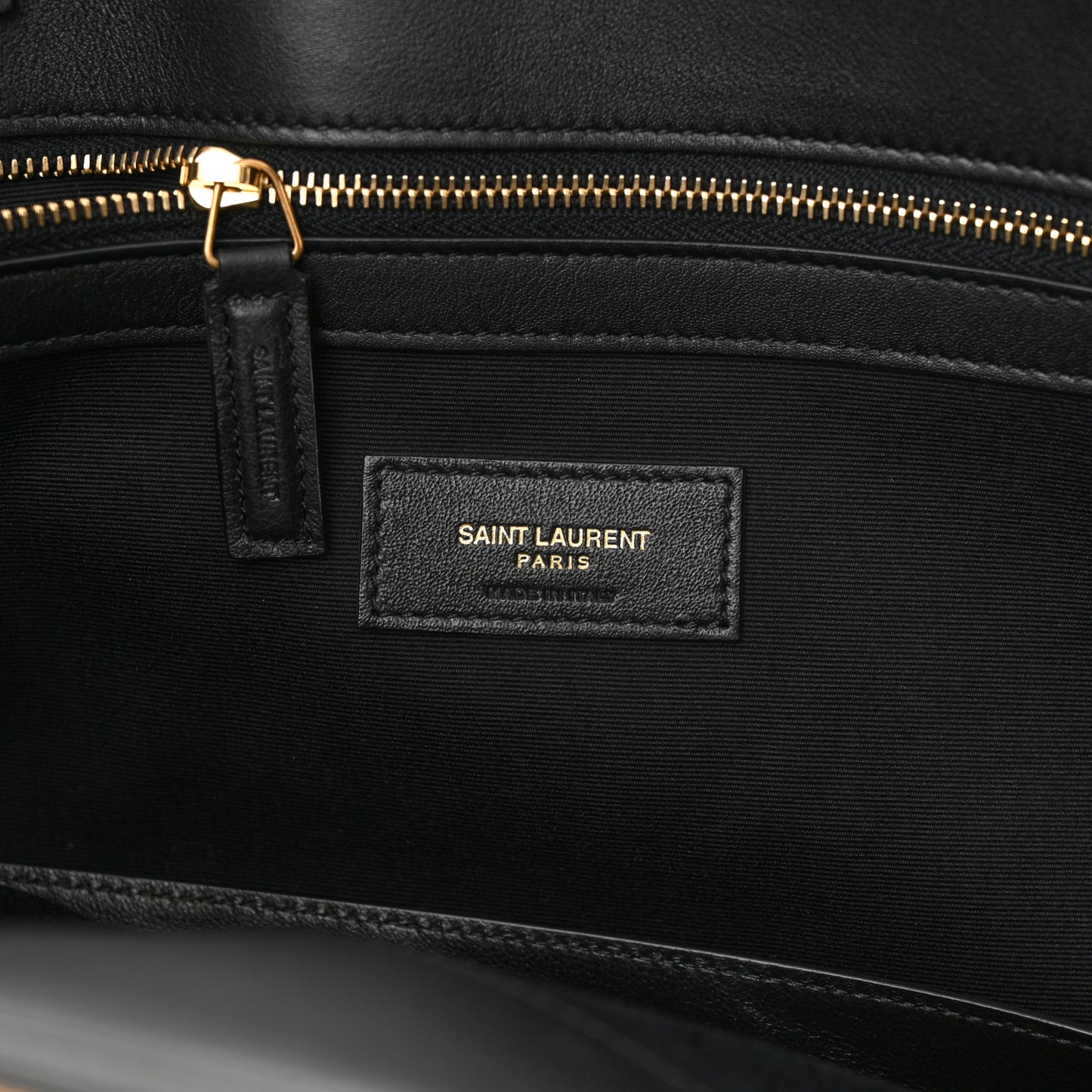 Calfskin Large Manhattan Shopper Tote Black