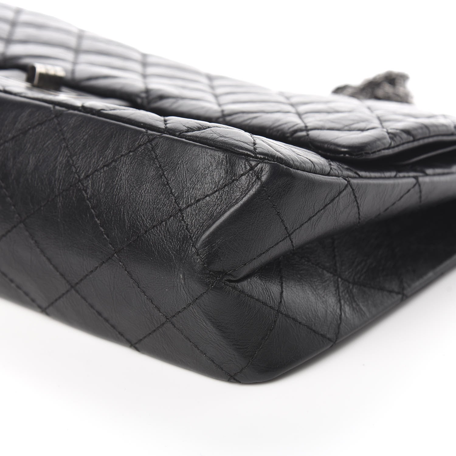 Chanel Aged Calfskin Quilted 2.55 Reissue 226 Flap Black 9 of 10
