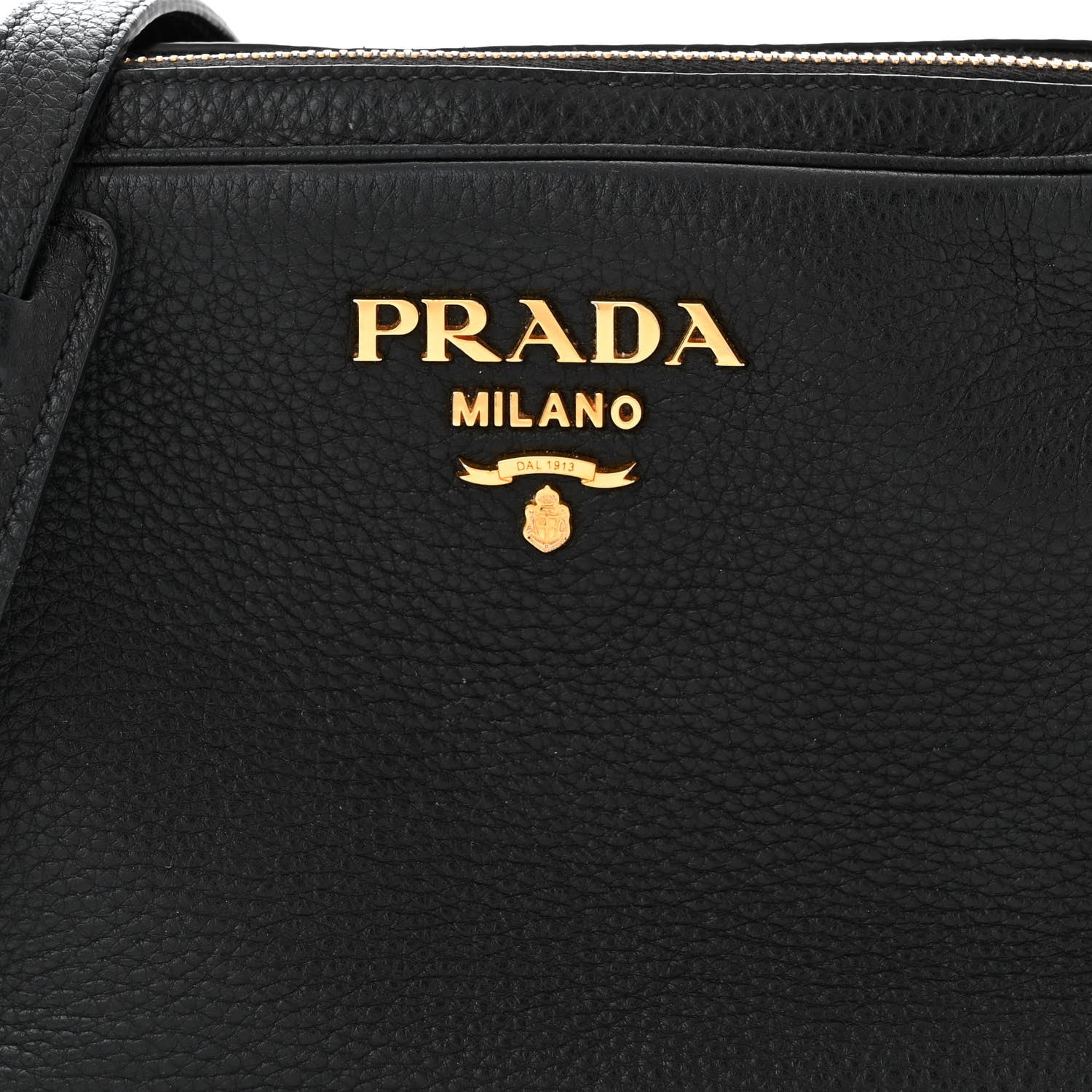Prada Vitello Phenix Camera Bag Black 9 of 12