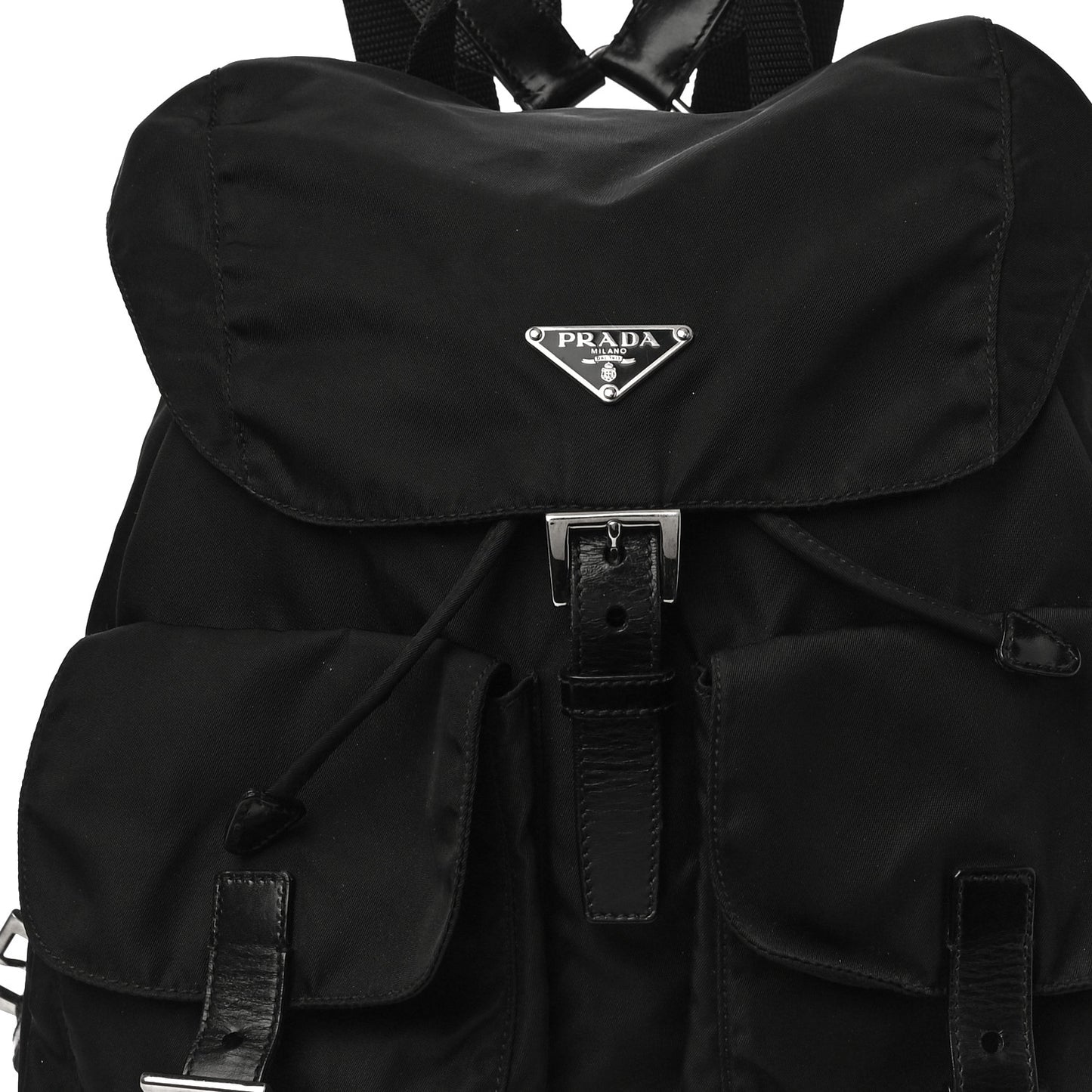 Tessuto Nylon Vela Small Backpack Black