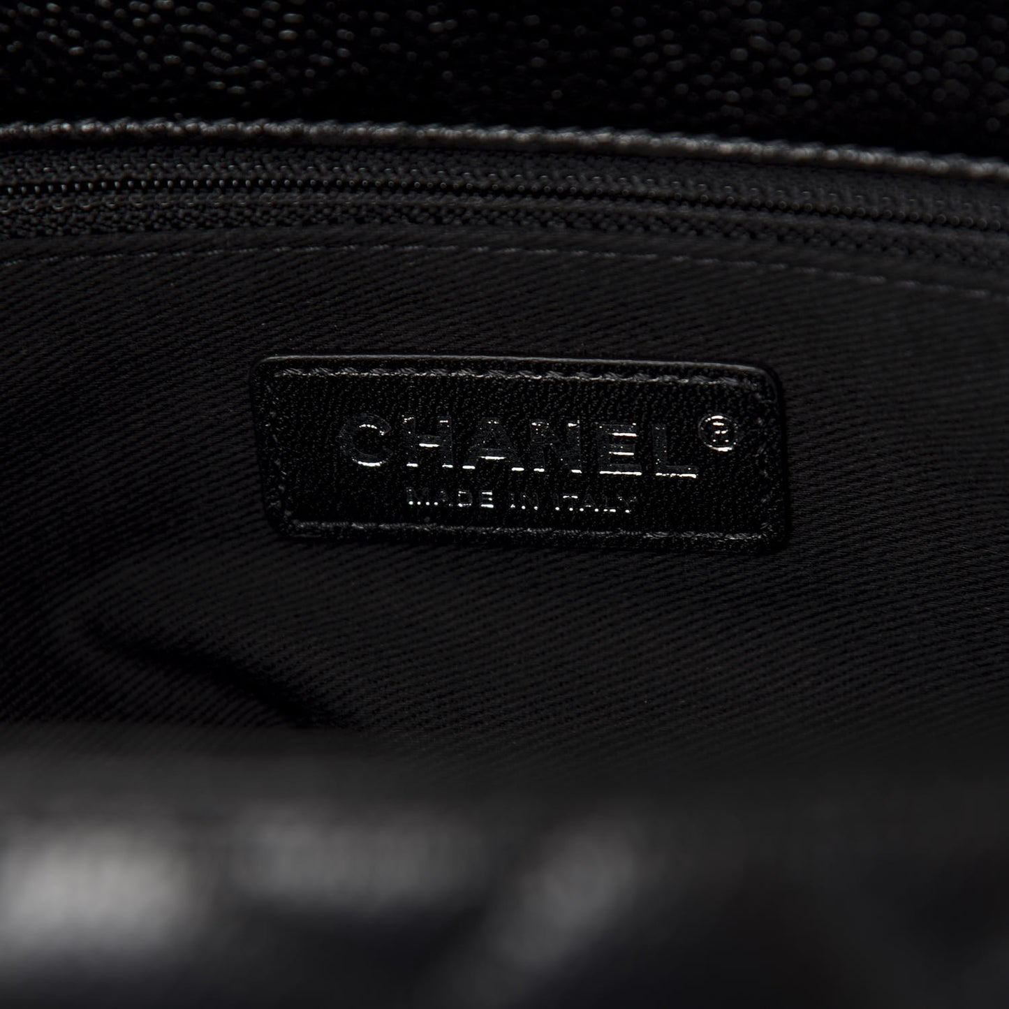 Caviar Quilted Medium Coco Handle Flap So Black