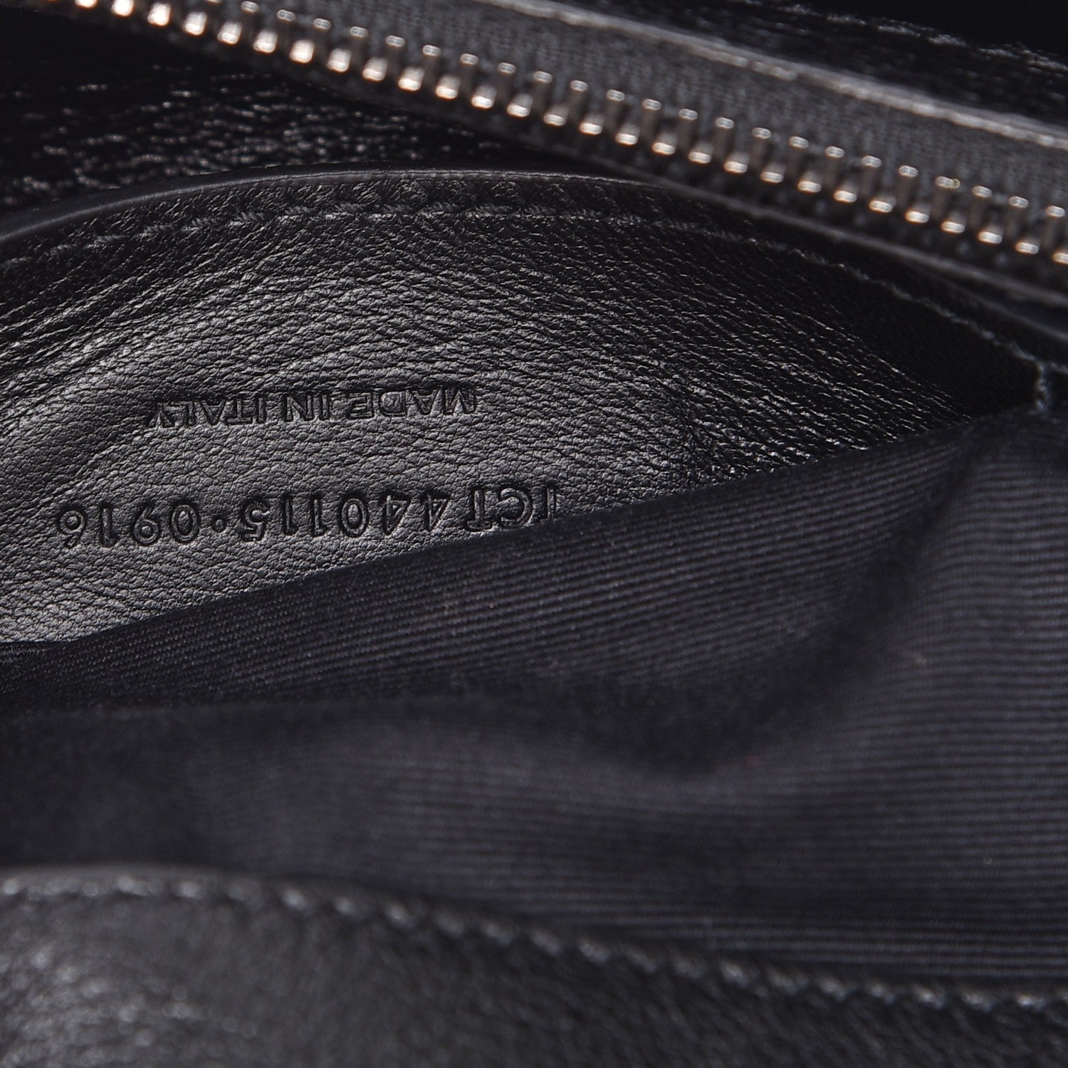 Saint Laurent Calfskin Mixed Matelasse Triquilt Large Monogram Envelope Satchel Black White 7 of 13