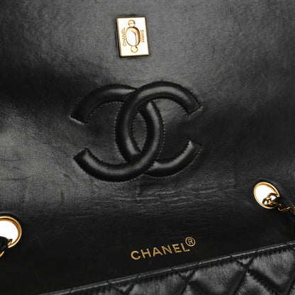 Chanel Lambskin Quilted Medium Single Flap Black 16 of 17