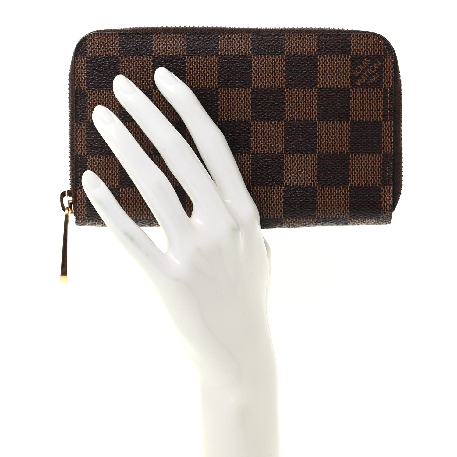 Louis Vuitton Damier Ebene Zippy Compact Wallet 3 of 8