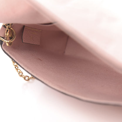 Louis Vuitton Empreinte Pochette Felicie Chain Wallet Rose Poudre 12 of 13