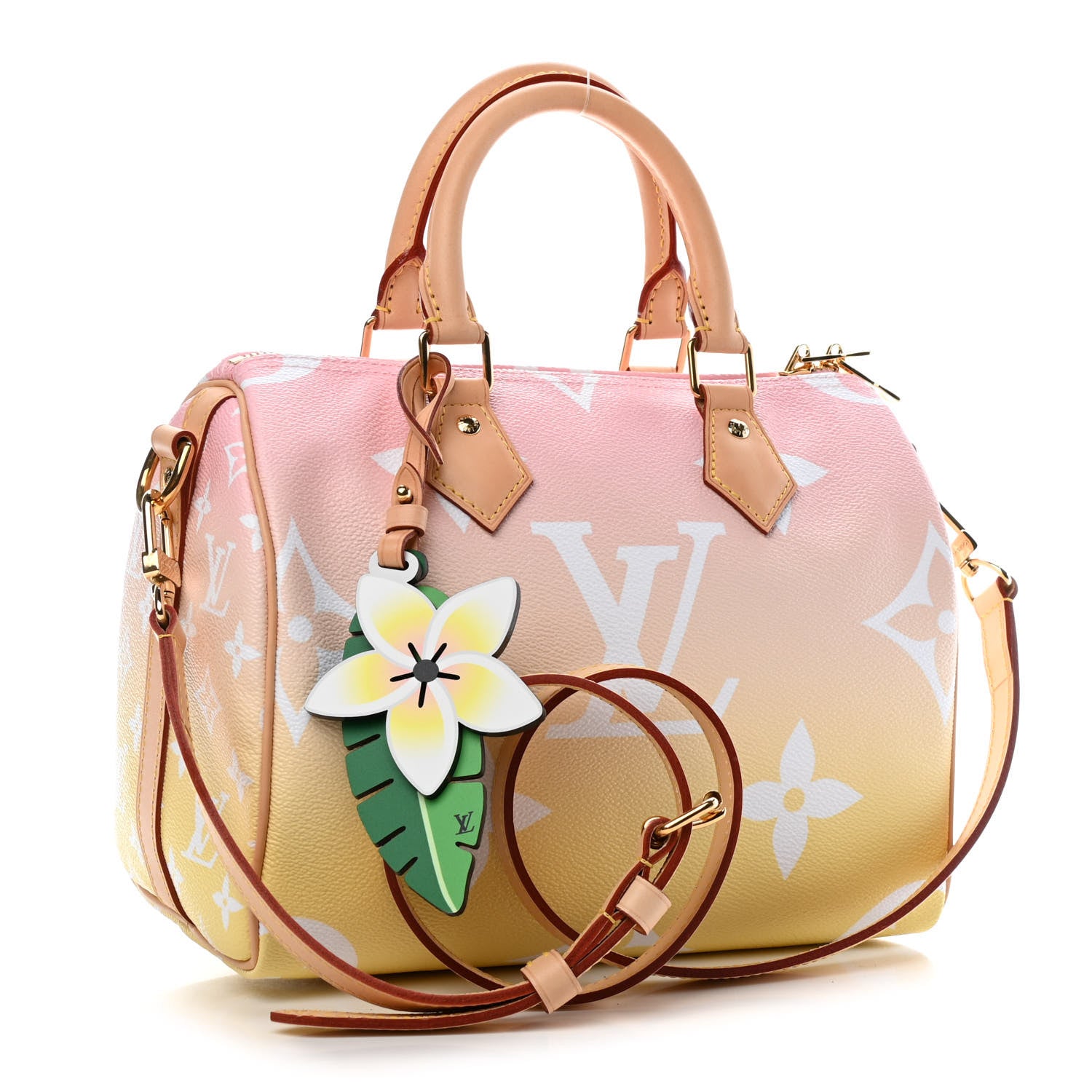 Louis Vuitton Monogram Giant By The Pool Speedy Bandouliere 25 Light Pink 2 of 4