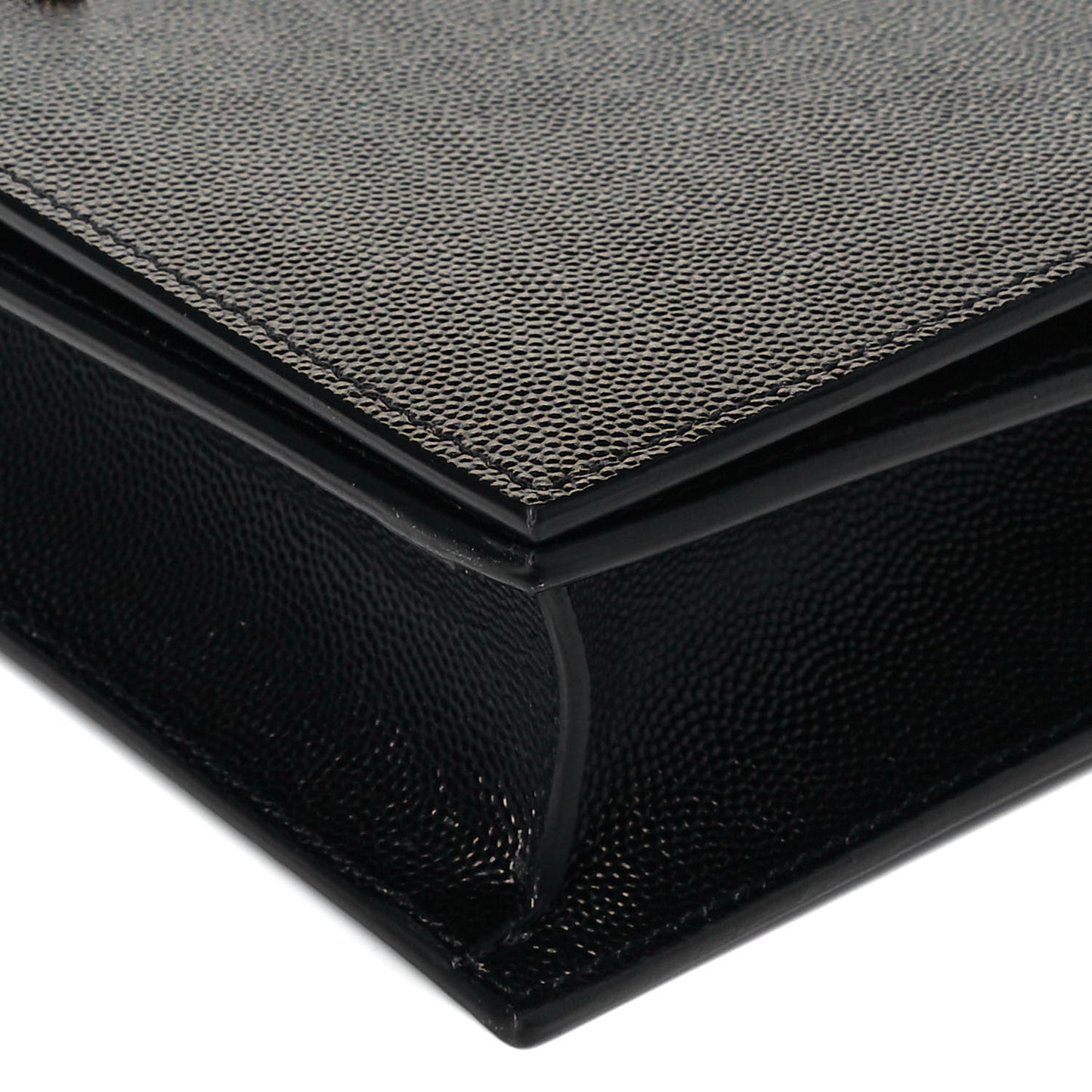 Grain De Poudre Classic Monogram Kate Clutch Black