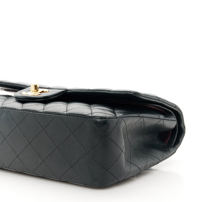 Chanel Lambskin Quilted Medium Double Flap Black 11 of 12