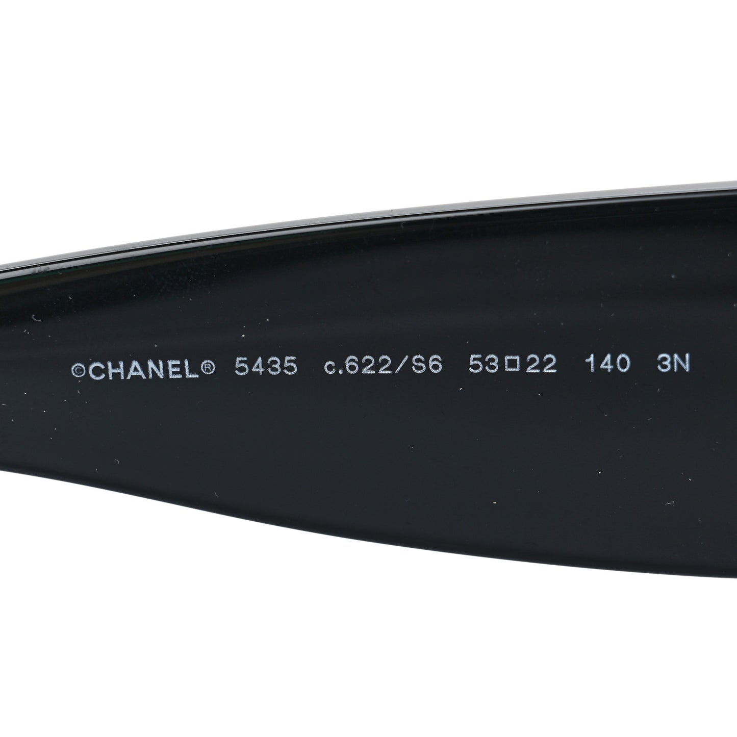 Acetate Rectangle Sunglasses 5435 Black