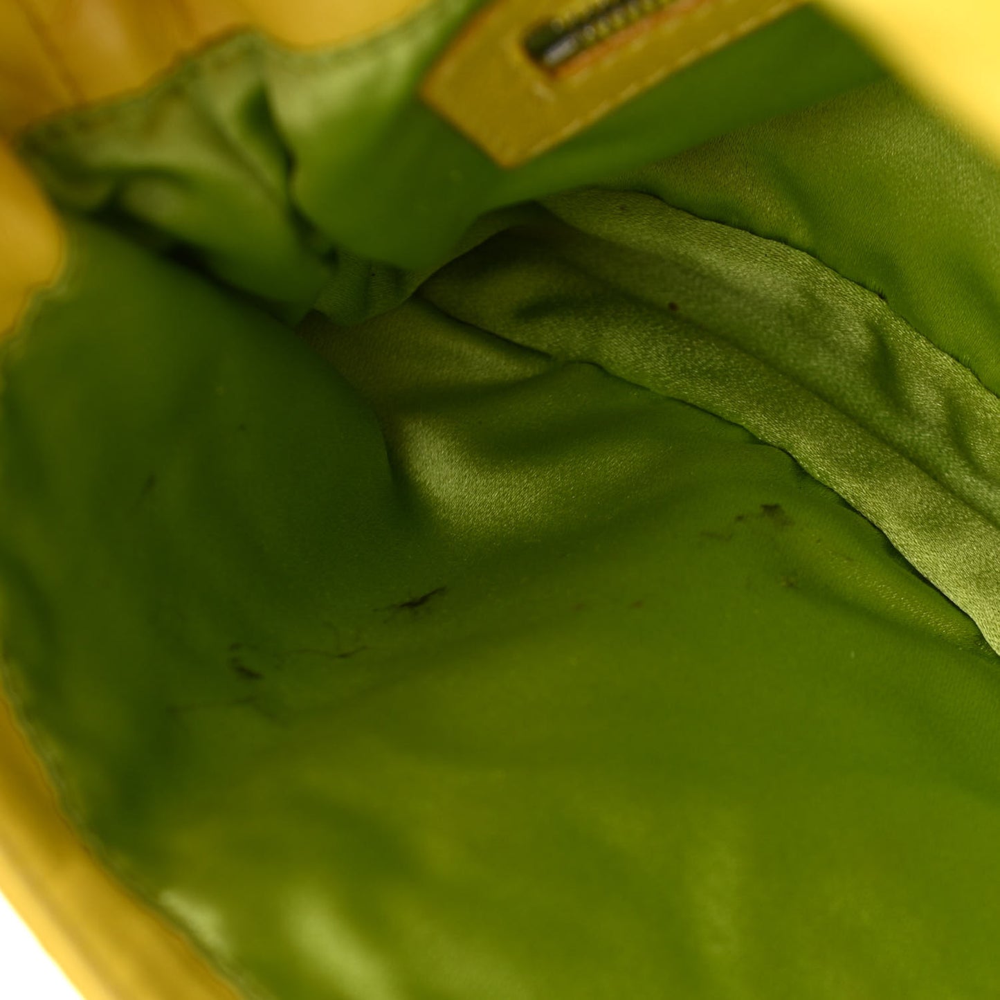 Calfskin Baguette Yellow