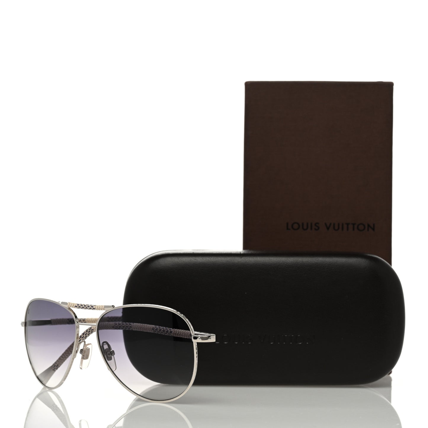Damier Azur Conspiration Pilote Aviator Sunglasses Z0203U