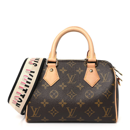 Louis Vuitton Monogram Speedy Bandouliere 20 Black 1 of 10