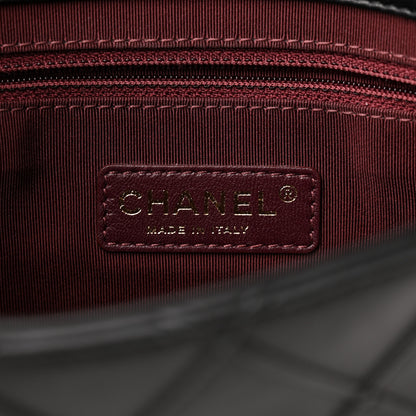 Chanel Calfskin Diamond Debossed Medium Cosmos Flap Black 6 of 10