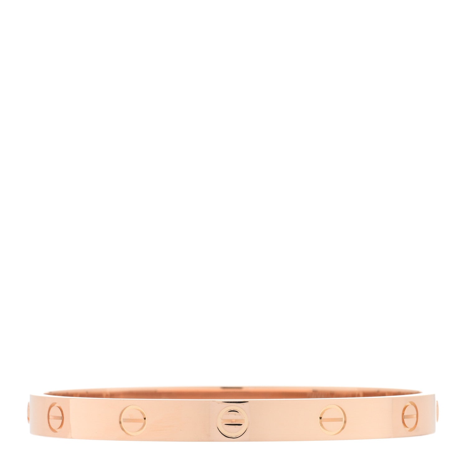 Cartier 18K Pink Gold LOVE Bracelet 17 1 of 5