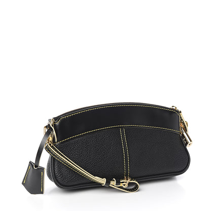 Louis Vuitton Suhali Lockit Clutch Black 2 of 8