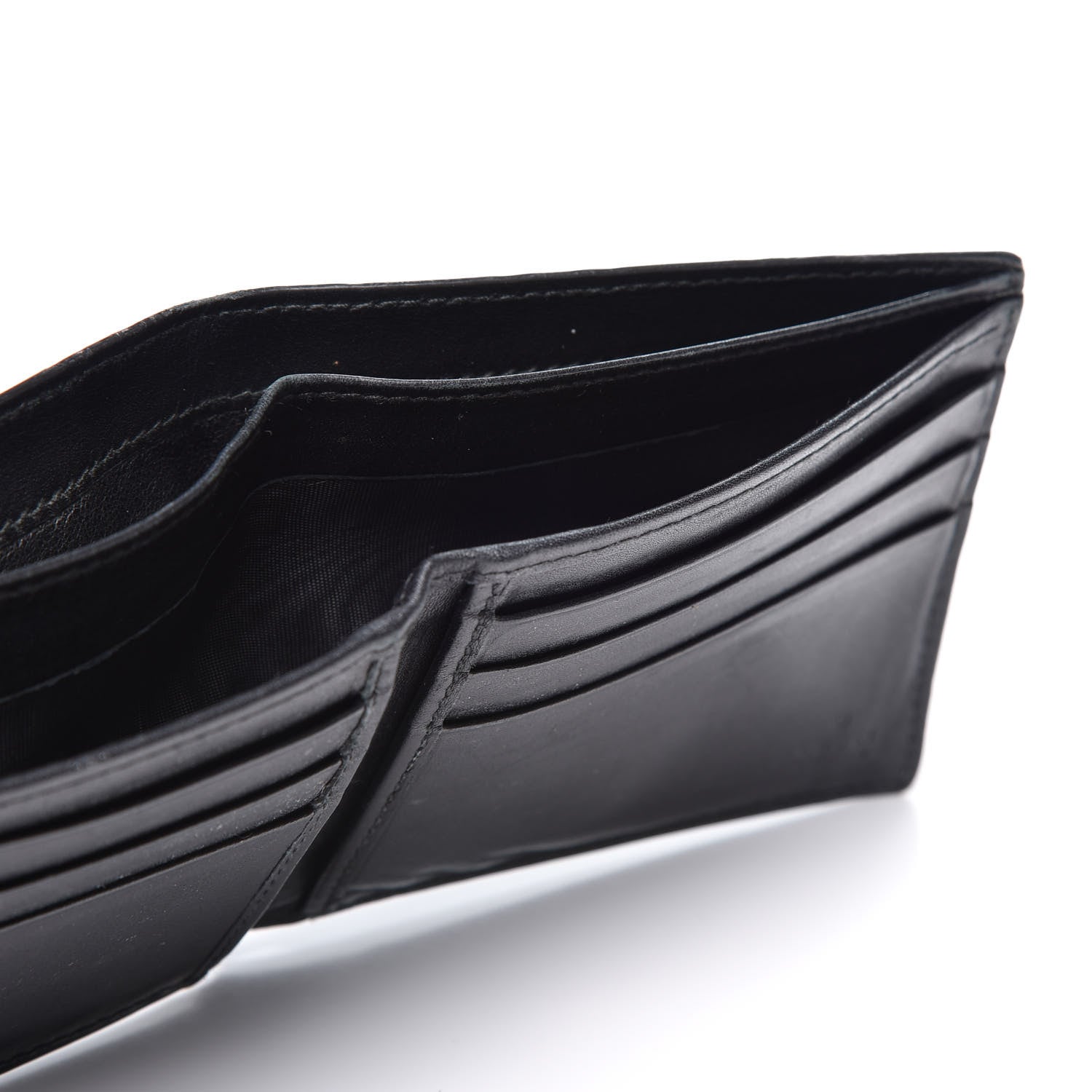 Gucci Guccissima Avel Bi-Fold Wallet Black 5 of 8