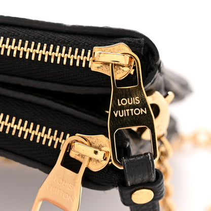 Louis Vuitton Empreinte Double Zip Pochette Black 10 of 10