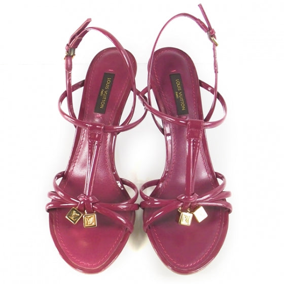 Ingrid Strappy Heels Raspberry Pink