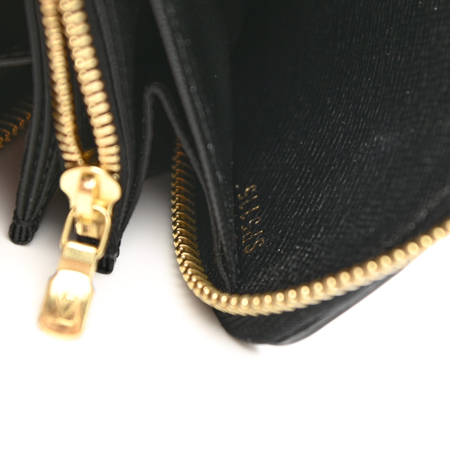 Louis Vuitton Calfskin Colored Monogram Zippy Wallet Blue Black 7 of 8