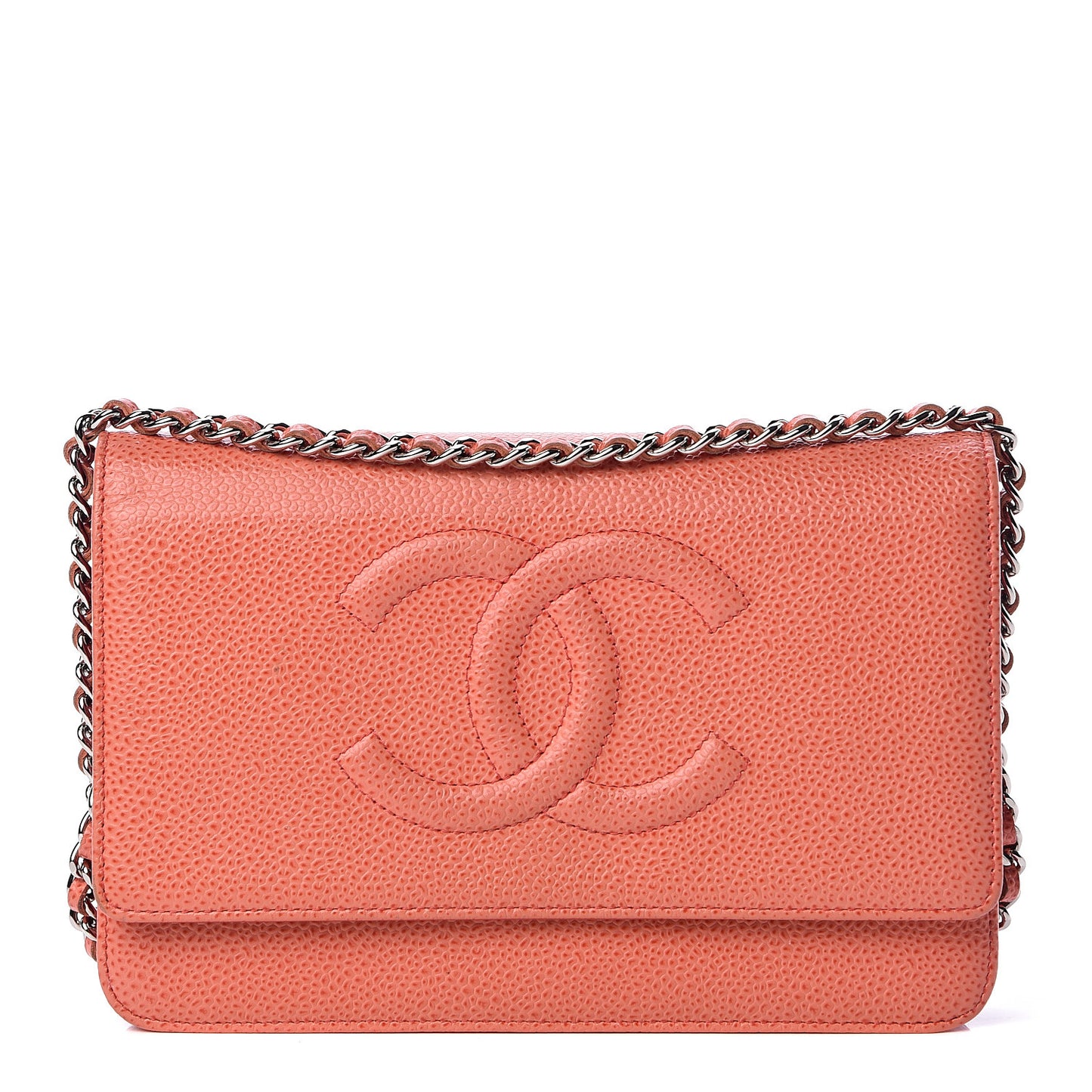 Caviar Timeless CC Wallet On Chain WOC Light Red