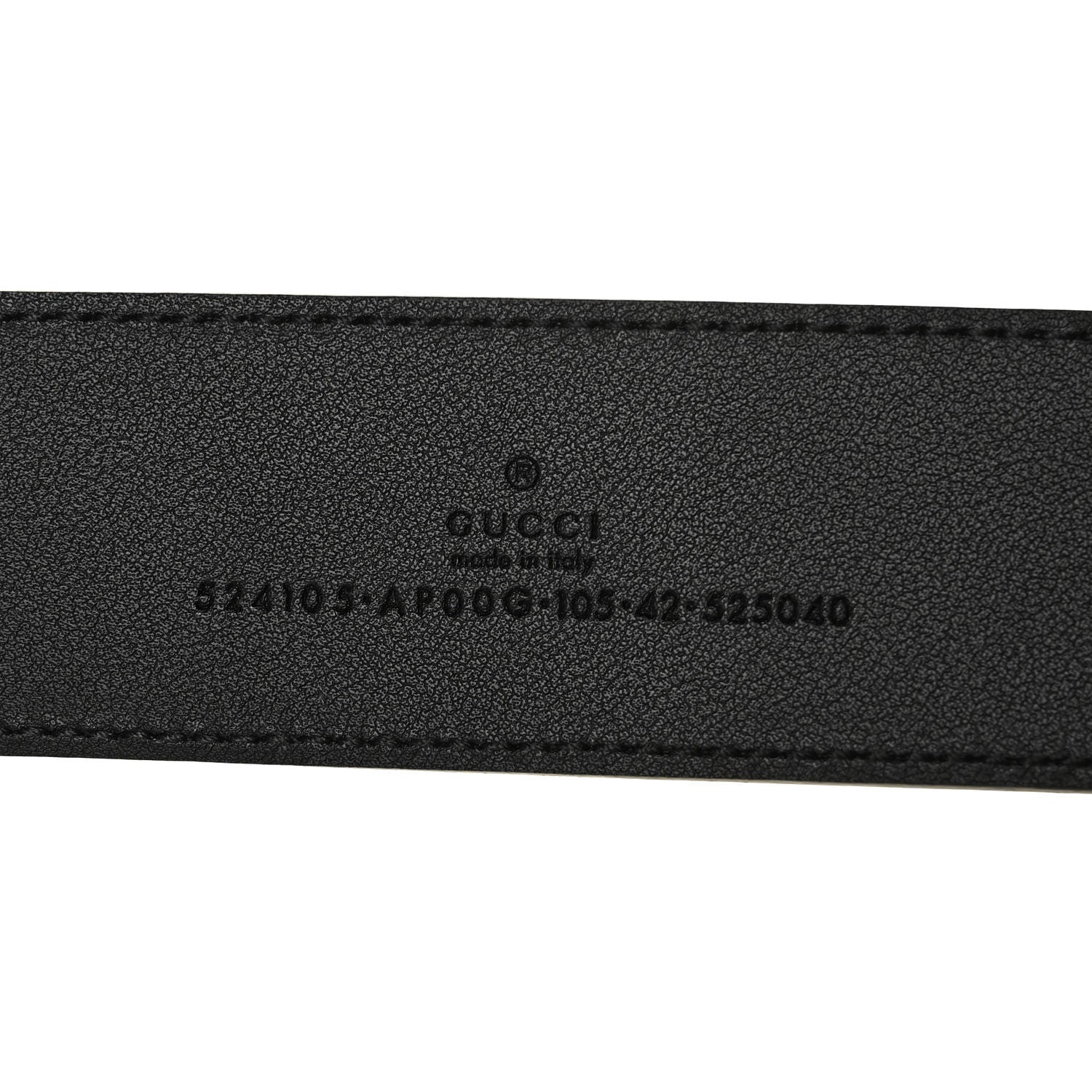 Gucci Moon Calfskin Torchon Double G 40mm Belt 105 42 Black 3 of 4