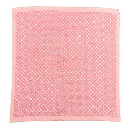 Louis Vuitton Wool Silk Monogram Denim Shawl Pivoine 1 of 3