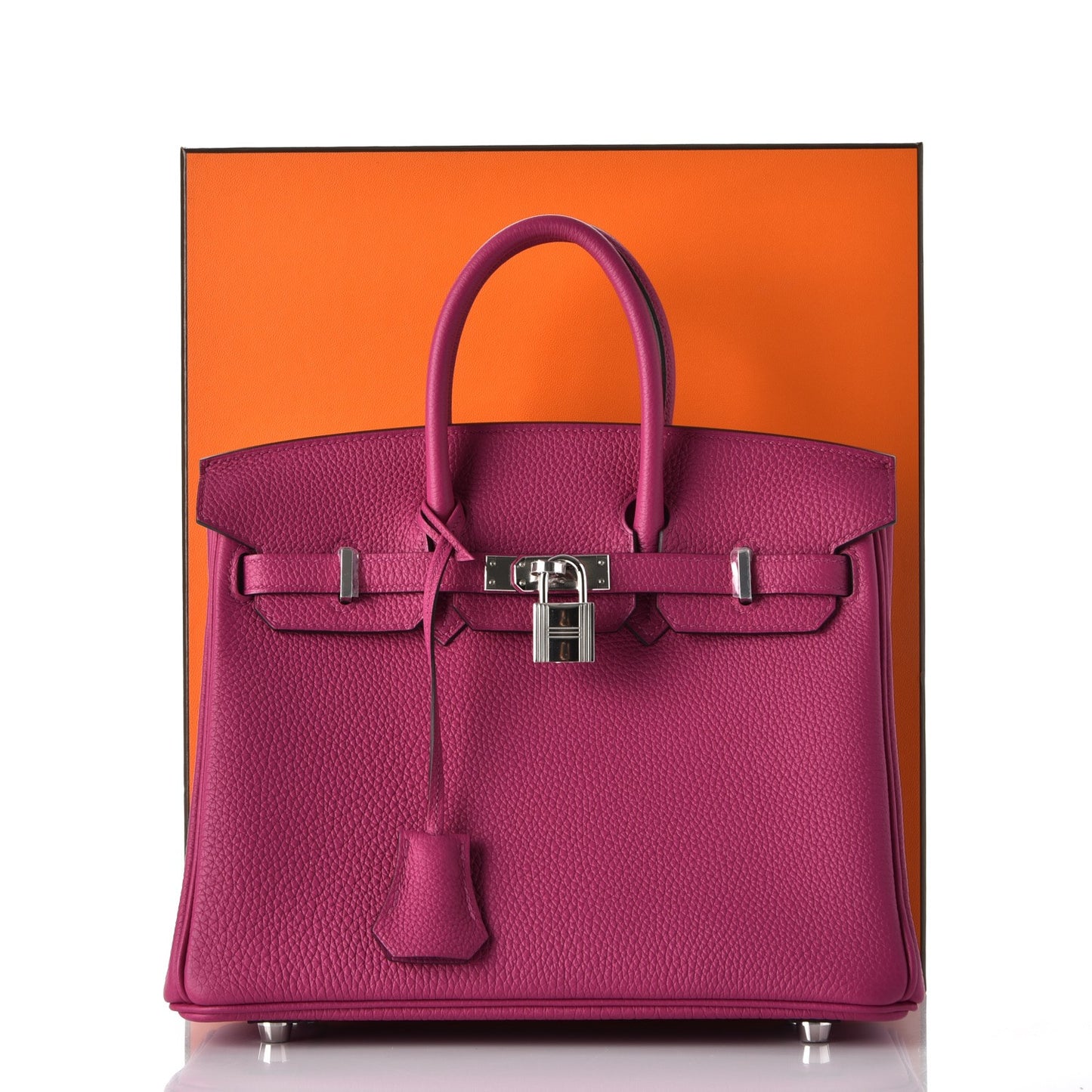 Togo Birkin 25 Rose Pourpre