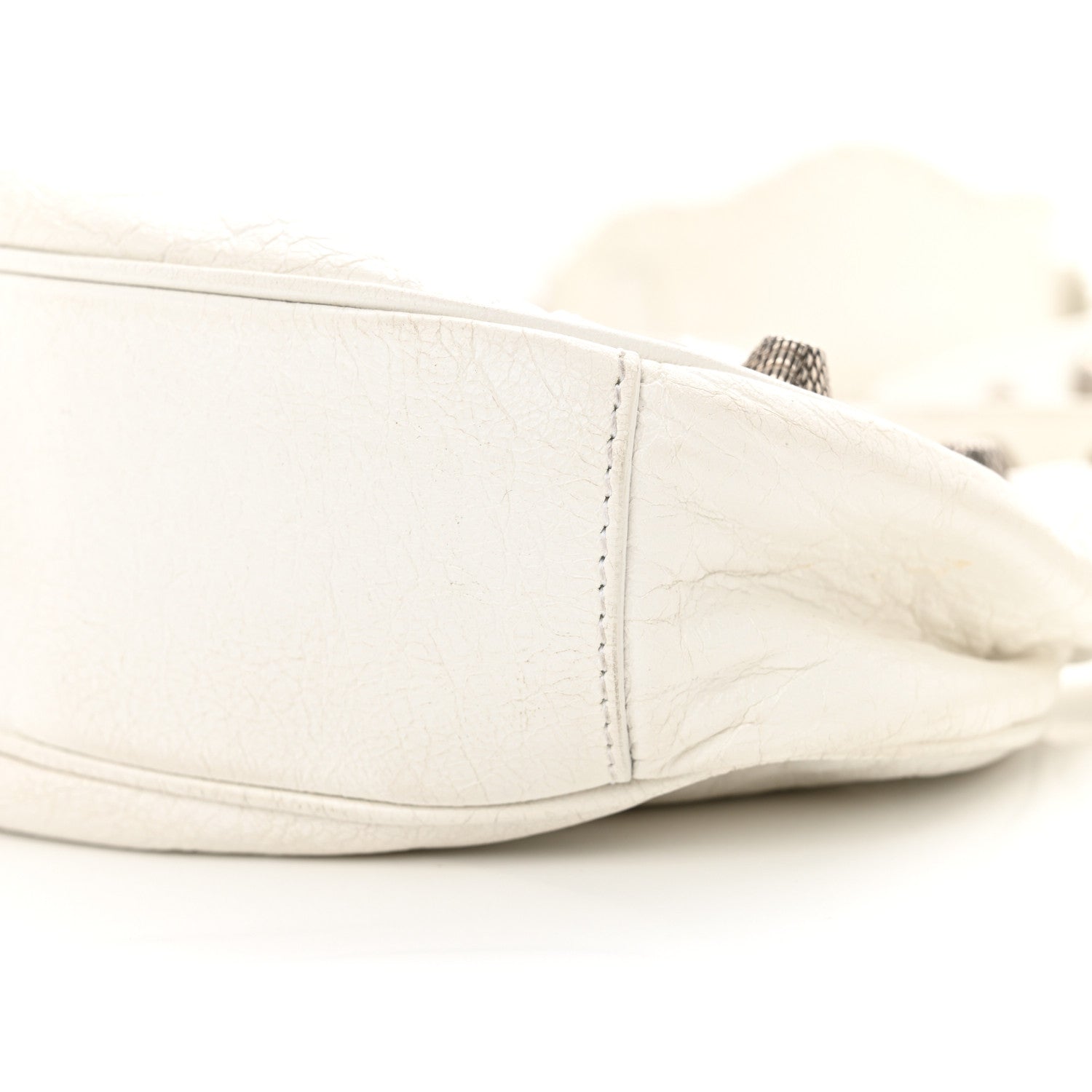 Balenciaga Agneau Arena Le Cagole Shoulder Bag XS Optic White 11 of 16