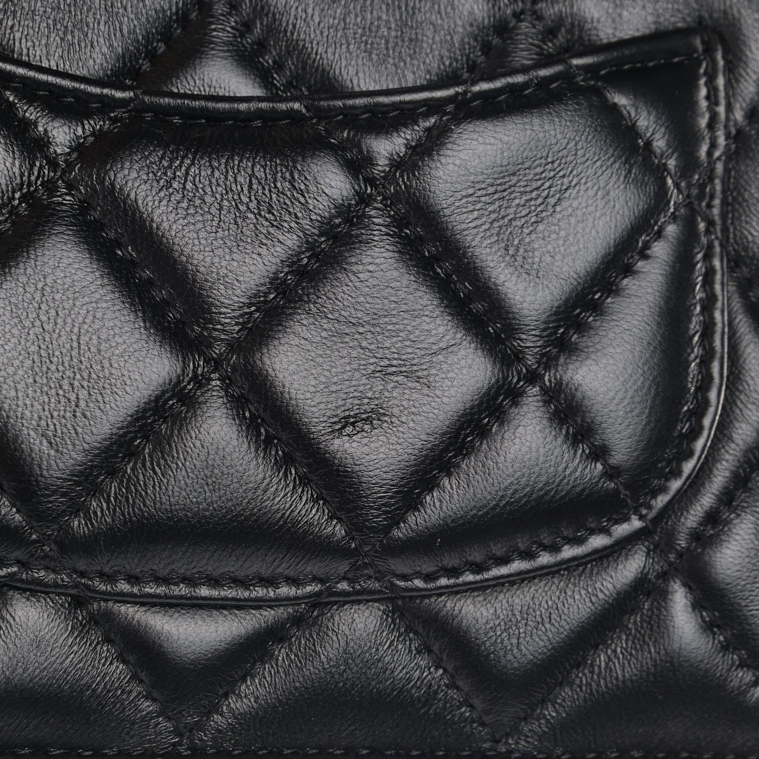Chanel Shiny Lambskin Quilted Mini Flap Black 10 of 10